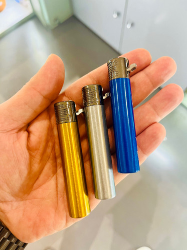 فندک فلزی استوانه ای