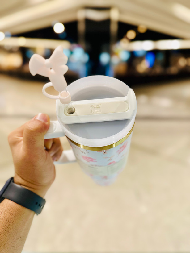 تامبلر کوئنچر 1.18 لیتر استنلی مدل گلدار