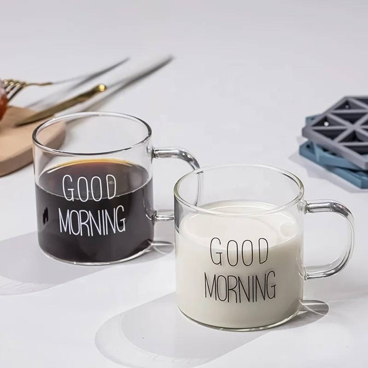 فنجان پیرکس گودمورنیگ good morning
