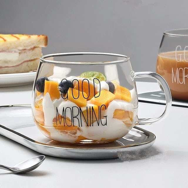 لیوان پیرکس گود مورنینگ