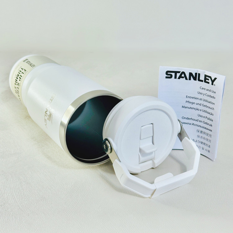 تامبلر اورجینال 0.88 لیتری نی دار استنلی مدل FLIP STRAW TUMBLER