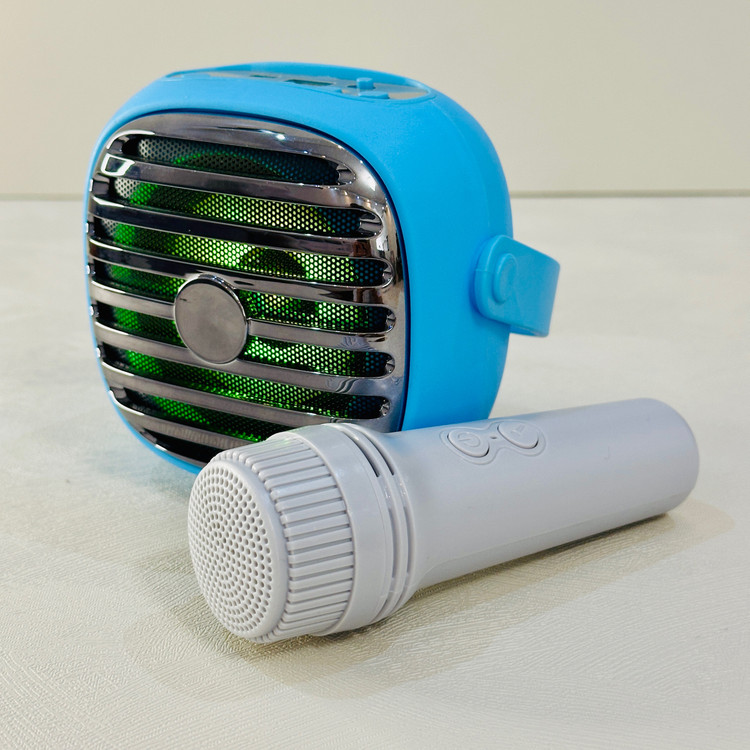 اسپیکر بلوتوثی قابل حمل کارائوکه مدل کی بی رود KBroad به همراه میکروفن بی سیم